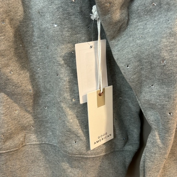 NWT Good American Zodiac Cancer Rhinestone Sweatshirt - Picture 3 of 6